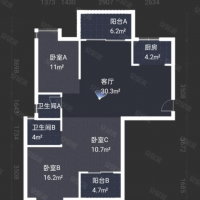 医疗配套成熟 南北通透 交通便捷 3室2厅2卫 满五 132.88万